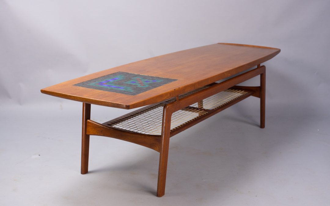 Mogens Kold teak mosaic table