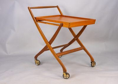Vintage Danish teak tea trolley 1960s