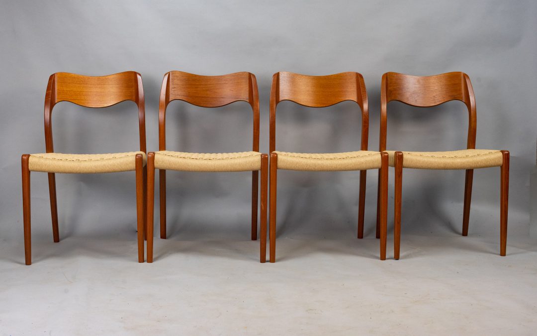 Model 71 dining chairs N. O. Møller