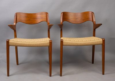 Model 55 chairs N O Møller