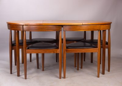Frem Røjle ‘Roundette’ 6-chair dining set Hans Olsen