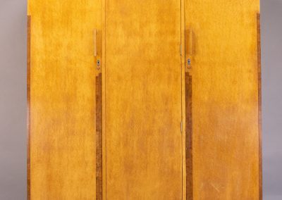 Art Deco maple wardrobe 1930s