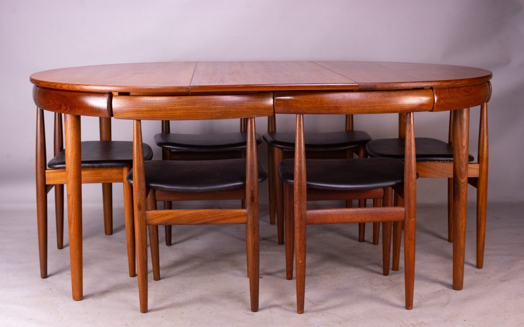 Roundette dining set Hans Olsen for Frem Røjle