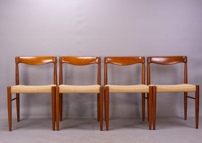Danish teak dining chairs Bramin set of 4