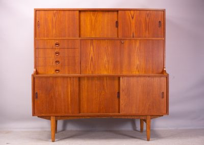 Swedish teak sideboard secretaire 1960s