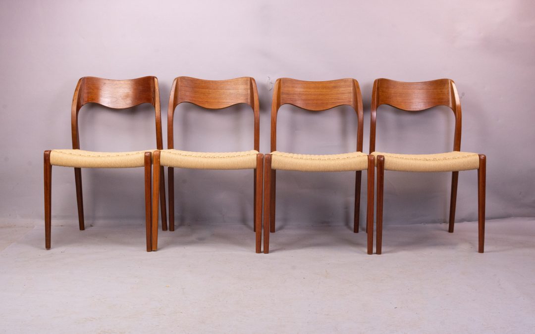 Moller Model 71 chairs set of 4