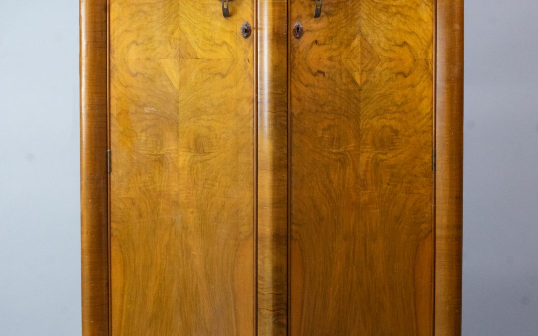 Art Deco wardrobe by Ronson, London 1940s