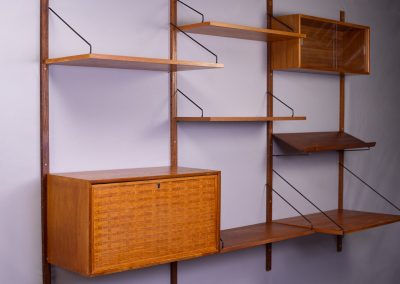 Danish Royal System teak modular wall units