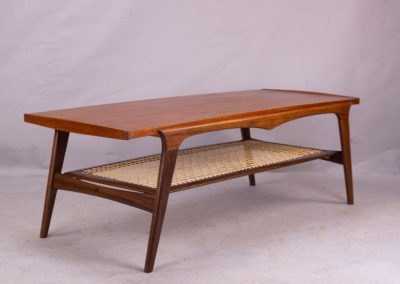 Reversible teak coffee table 1950s