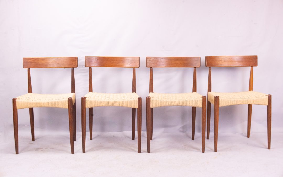 4 Mogens Kold dining chairs MK200