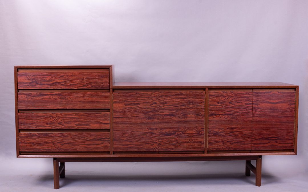 Vintage asymmetrical sideboard 1950s