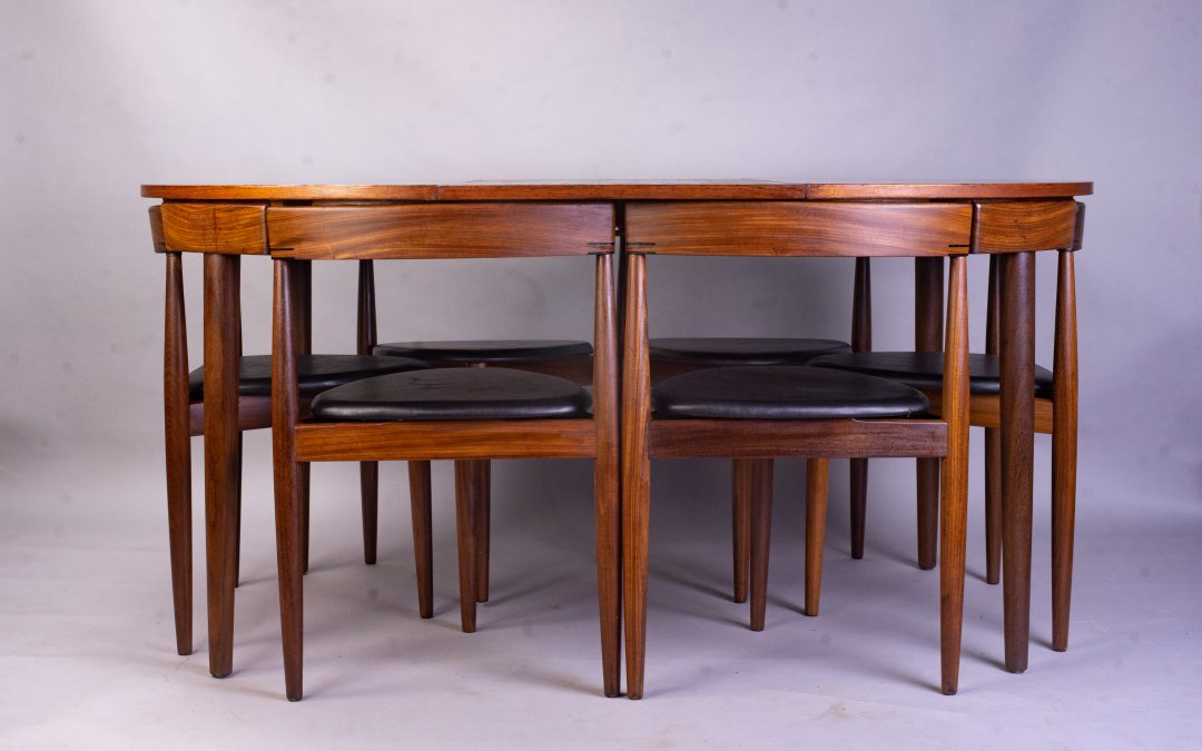 Hans Olsen dining set Frem Rojle