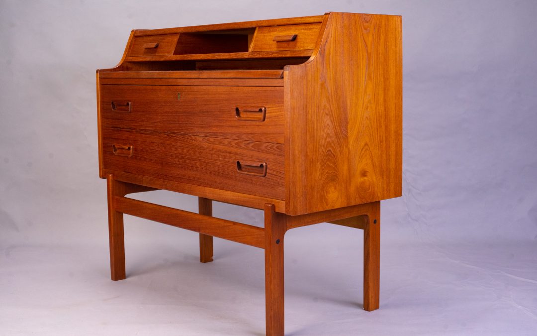 Teak bureau by Arne Wahl Iversen 1960s